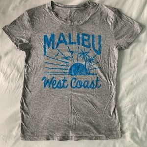 grey malibu tee
